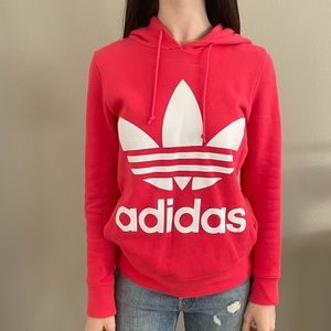Coral Adidas Hoodie